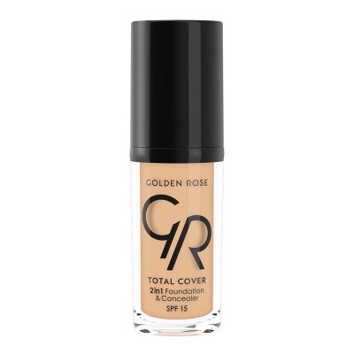 GOLDEN ROSE Total Cover 2 in 1 Foundation & Concealer 11